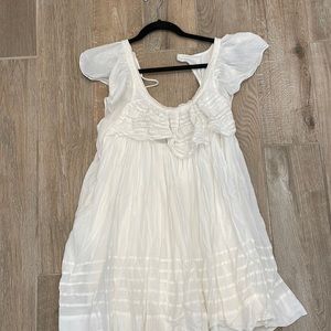 Free people white tunic/dress